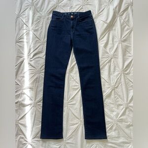 Earnest Sewn Women's Deep Indigo Straight Leg Jeans